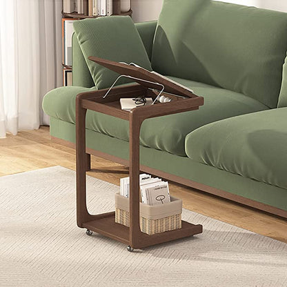 Multifunctional Adjustable Rolling Nightstand