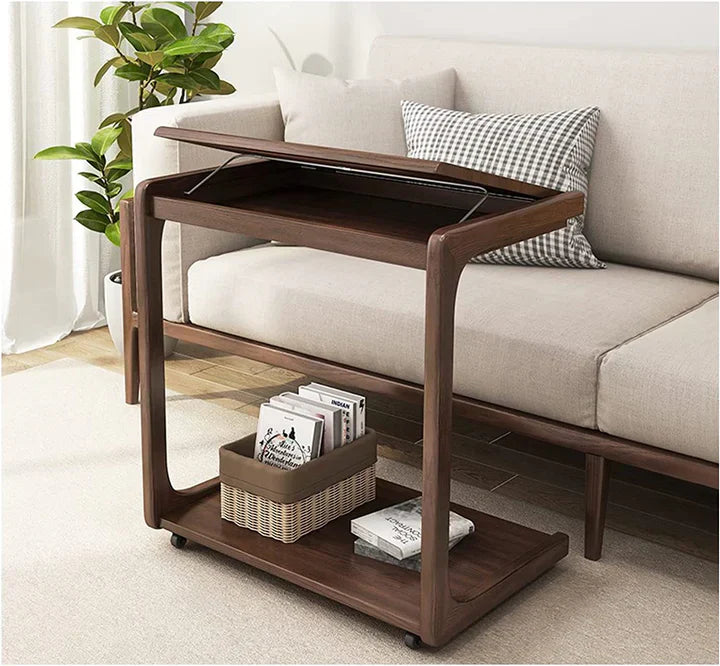 Multifunctional Adjustable Rolling Nightstand