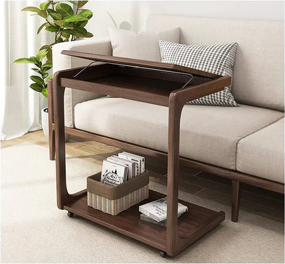 Multifunctional Adjustable Rolling Nightstand