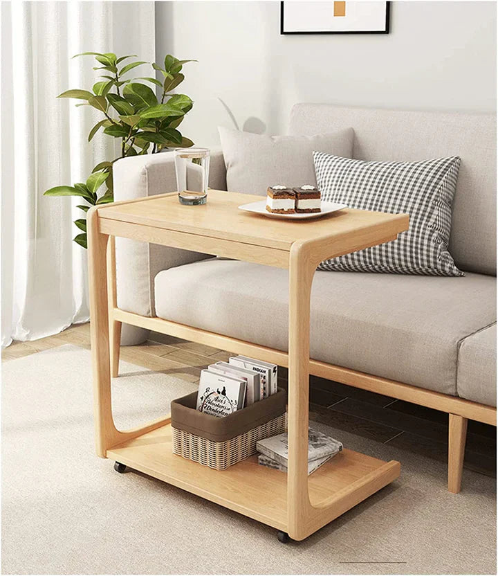 Multifunctional Adjustable Rolling Nightstand